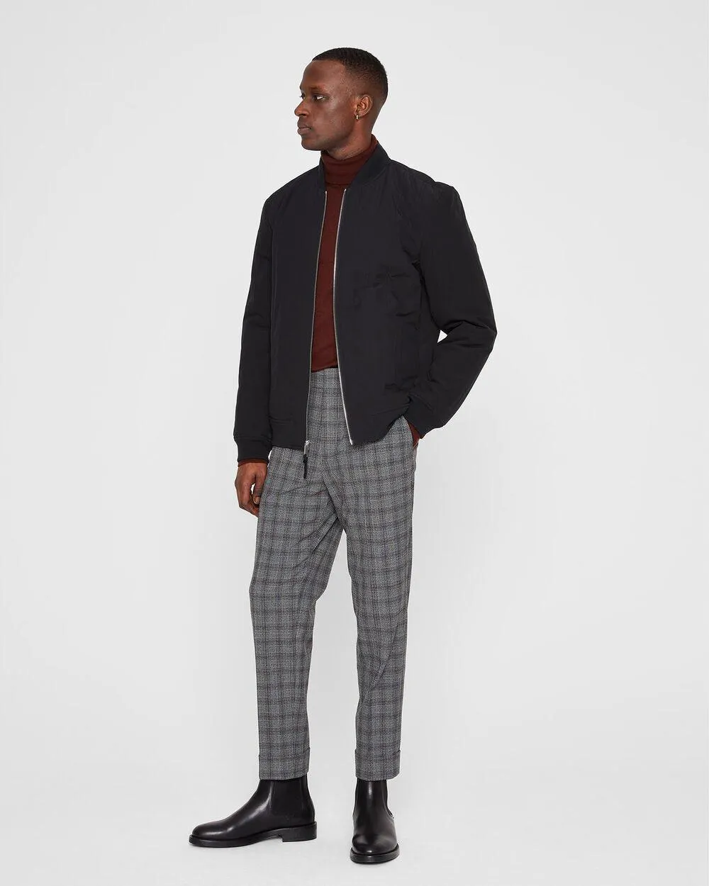 Drainpipe Glen Plaid Pants