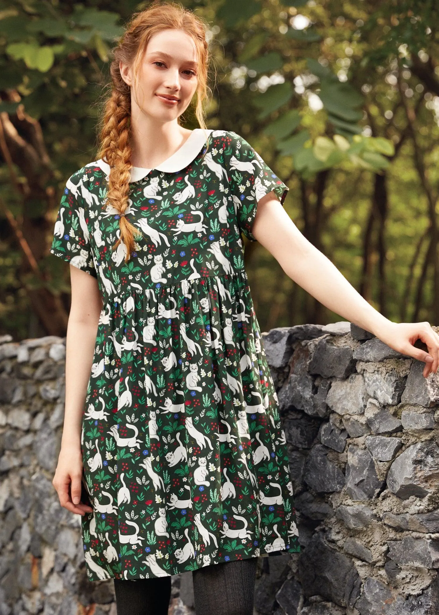 Whimsy & Wonder Collar Empire Dress