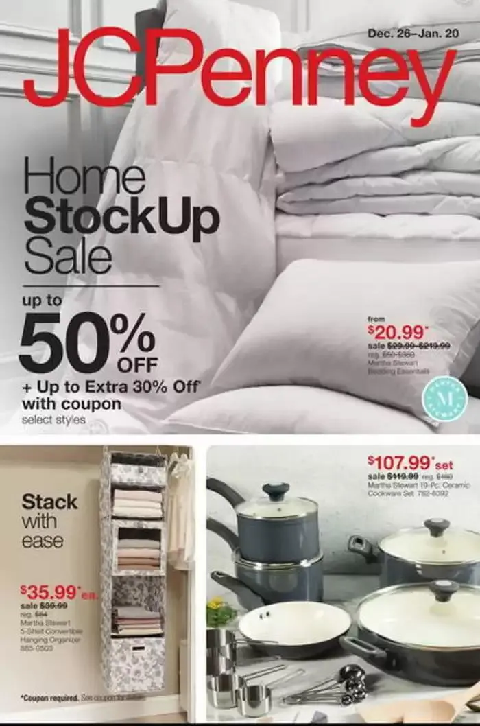 Weekly ad JC Penney weekly ad from December 26 to January 20 2025 - Page 1