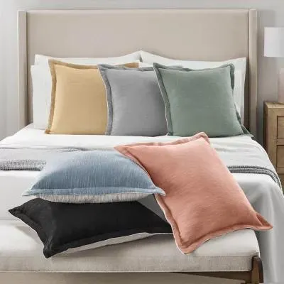 Member's Mark 2-Pack Reversible Cotton Slub Pillows
