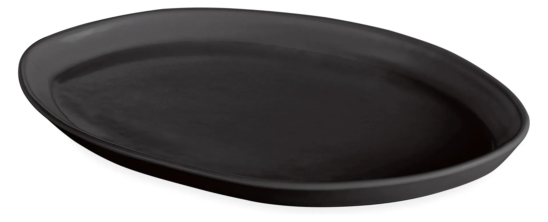 Nadia 15w 9.5d Platter in Black