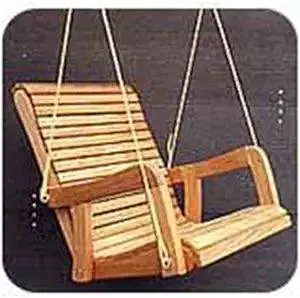 Woodcraft Project Paper Plan To Build Hanging Chair - Material Not Included