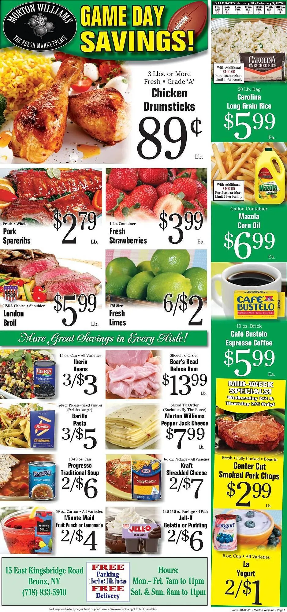 Morton Williams weekly ad - 1