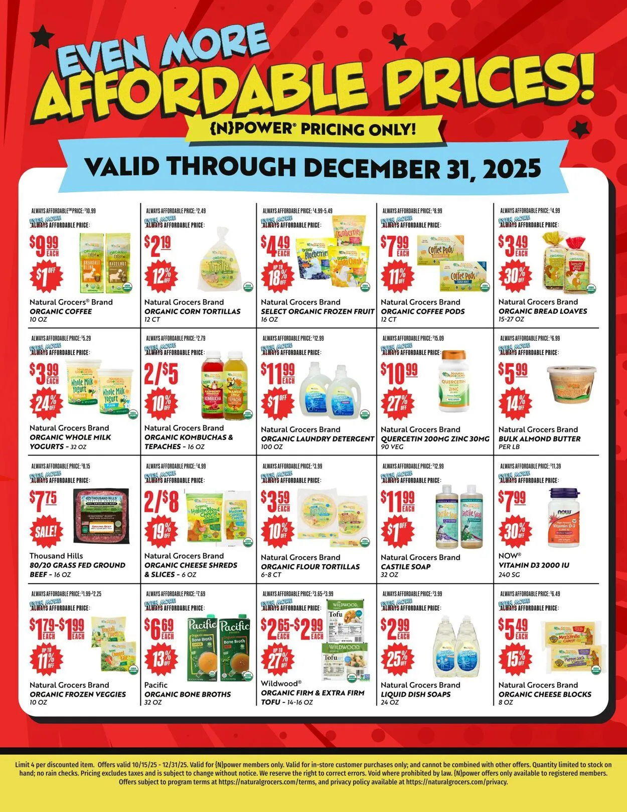Weekly ad Natural Grocers from October 8 to November 3 2025 - Page 2