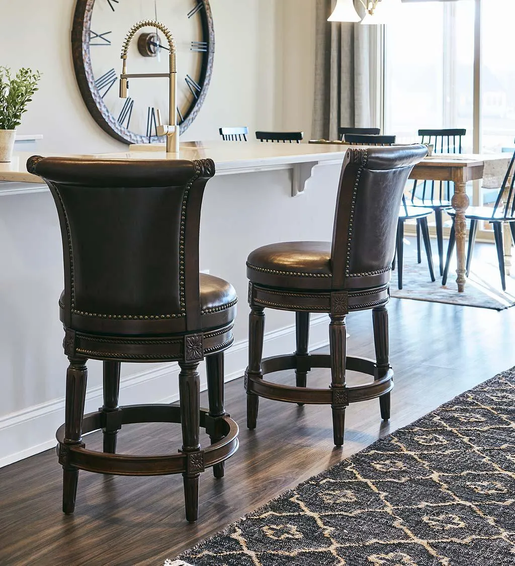 Chapman Highback Swivel Seat Bar and Counter Stools