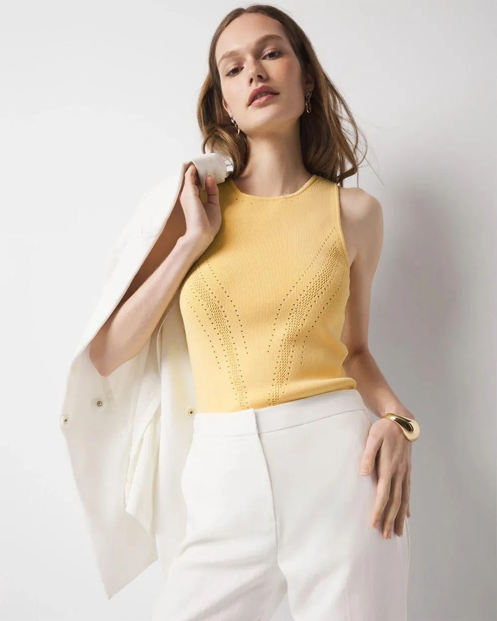 WHBM FORME ™ Sculpt Stretch Sweater Tank