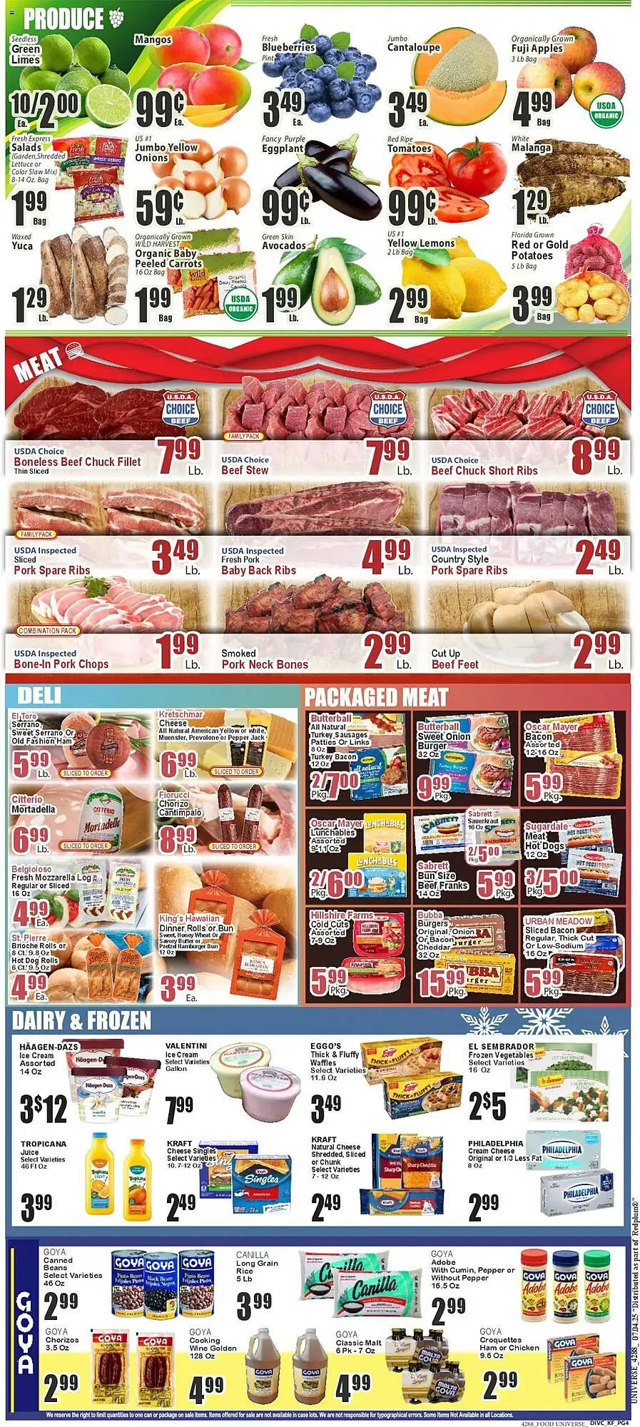 Weekly ad Food Universe Weekly Ad from July 4 to July 10 2025 - Page 4