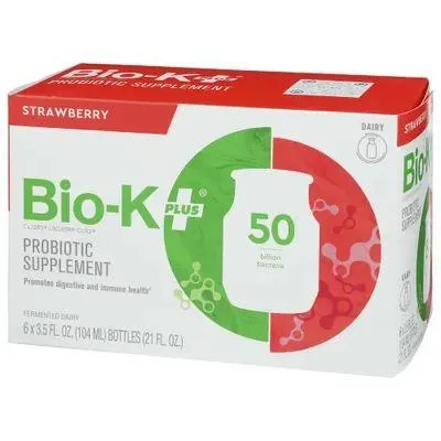 Bio-K Plus Strawberry Fermented Dairy Drinkable Probiotic