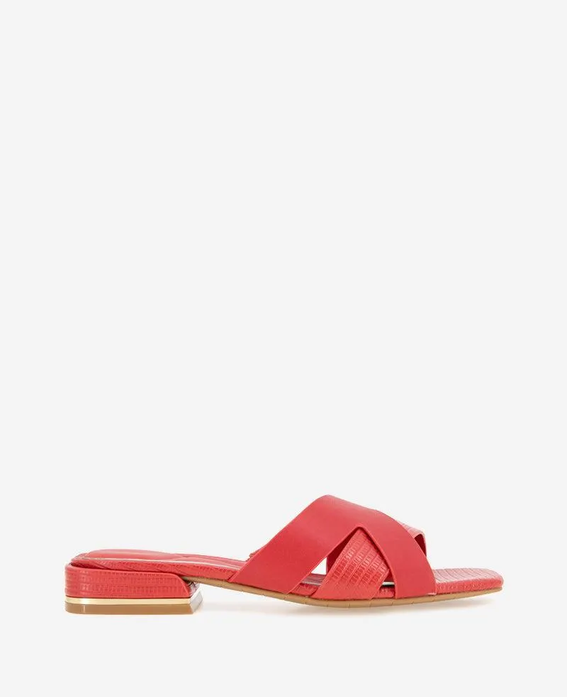 Issa Embossed Lizard Sandal