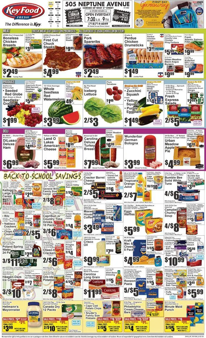 Weekly ad Great discounts on selected products from August 30 to September 5 2024 - Page 1