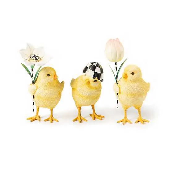 Rose Garden Chicks, Set of 3