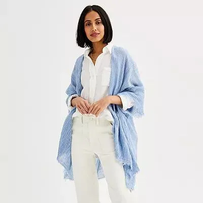 Women's Sonoma Goods For Life® Dye Washed Ruana