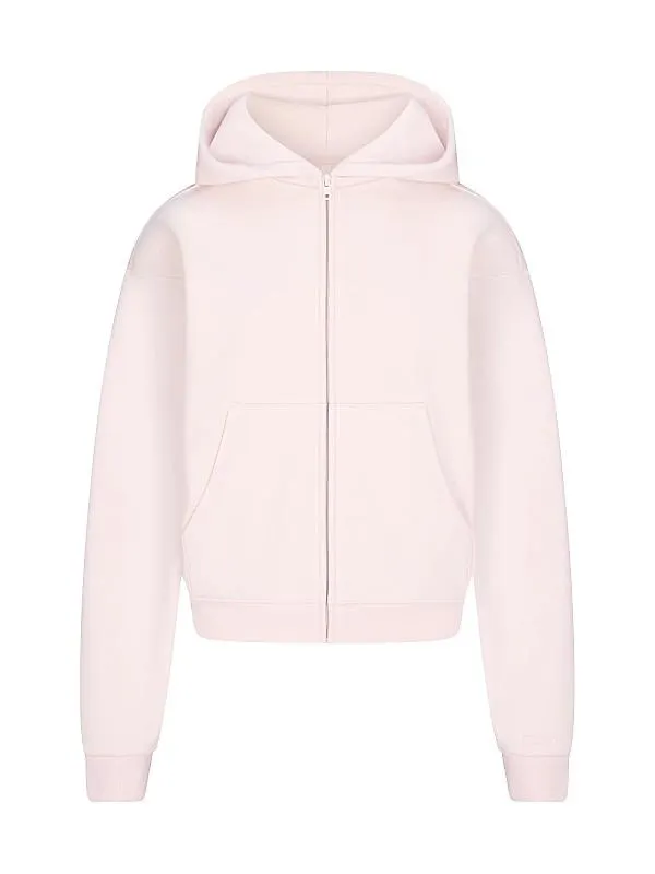 Cotton Fleece Zip-Up Hoodie