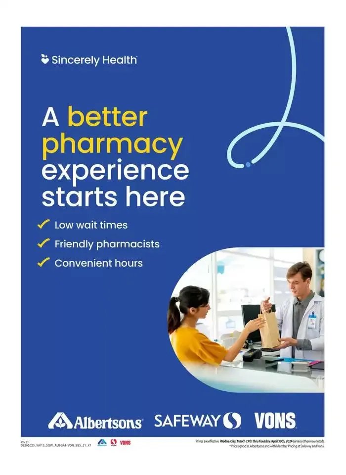 Weekly ad Albertsons - Southwest - BBS from March 26 to April 29 2025 - Page 21