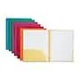 Staples 2-Pocket Plastic Presentation Folder with Fasteners,