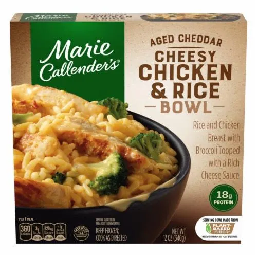 Marie Callender's Aged Cheddar Cheesy Chicken & Rice Bowl Frozen Meal