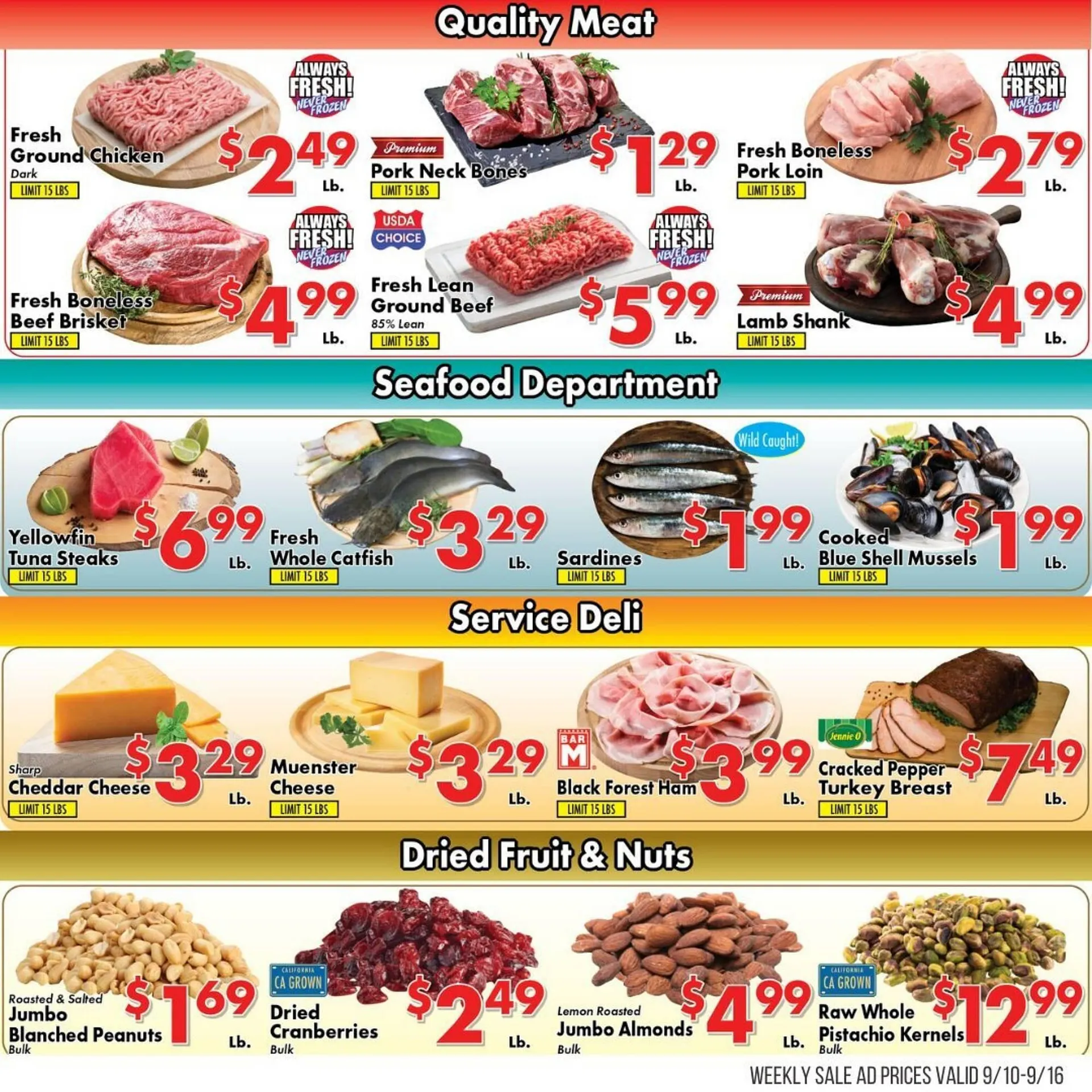 Weekly promotion Valley Marketplace weekly ad spanning from September 11 to September 17 2025 - Page 3 for Catalogue 365
