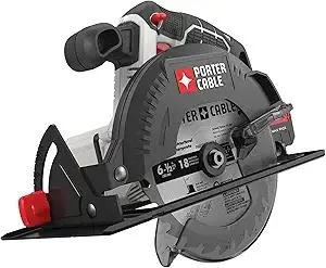 PORTER-CABLE 20V MAX* 6-1/2-Inch Cordless Circular Saw, Tool Only (PCC660B)