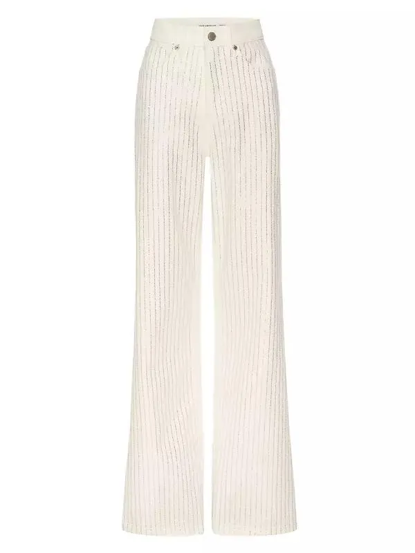 Good Ease Rhinestone Pinstripe Jeans