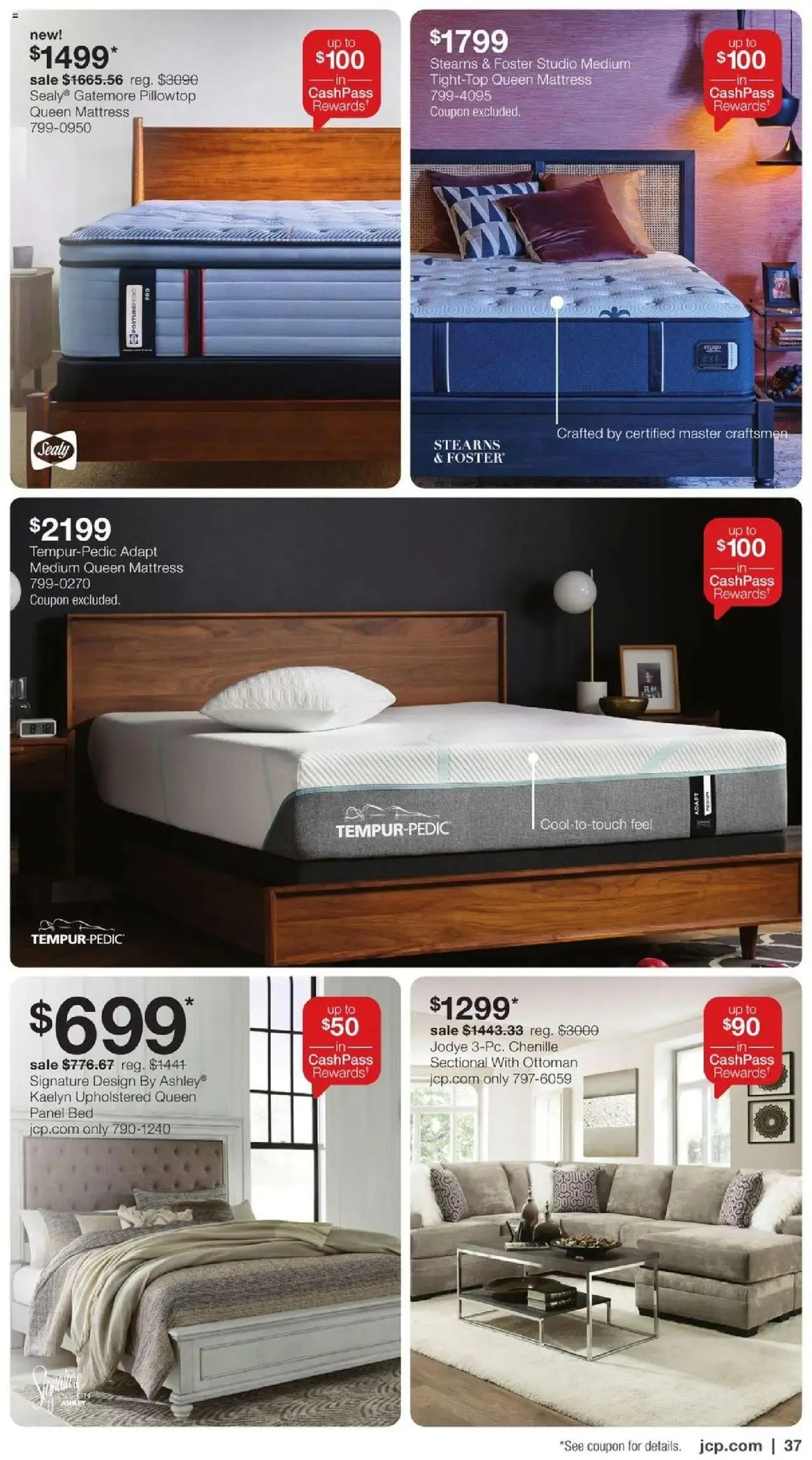 Weekly ad JCPenney Biggest Home Sale of the Season from April 7 to April 27 2025 - Page 36