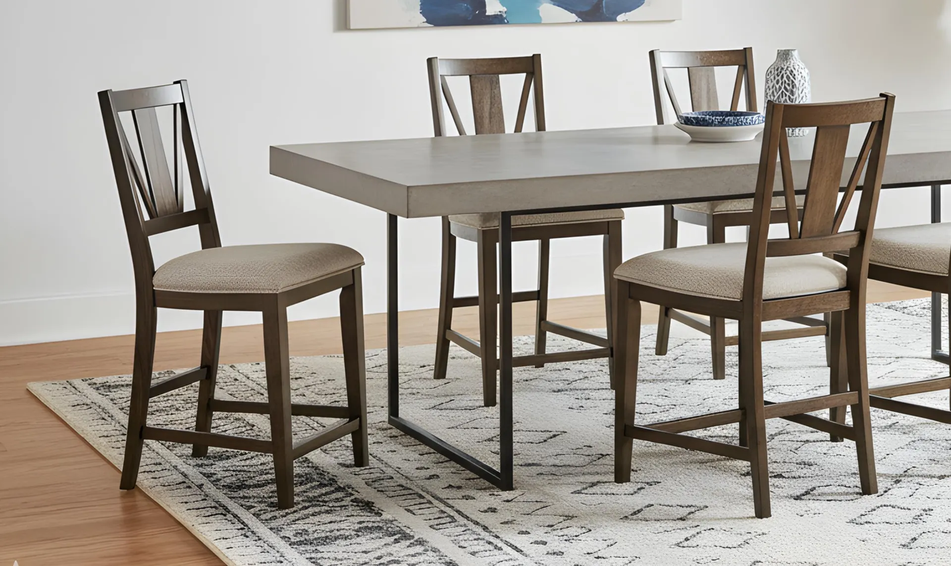 Magnussen Westley Falls Counter Chair w-Upholstered Seat