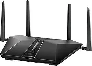 NETGEAR Nighthawk WiFi 6 Router (RAX43) - Security Features, 5-Stream Dual-Band Gigabit Router, AX4200 Wireless Speed (Up to 4.2 Gbps), Covers up to 2,500 sq.ft. and 25 Devices