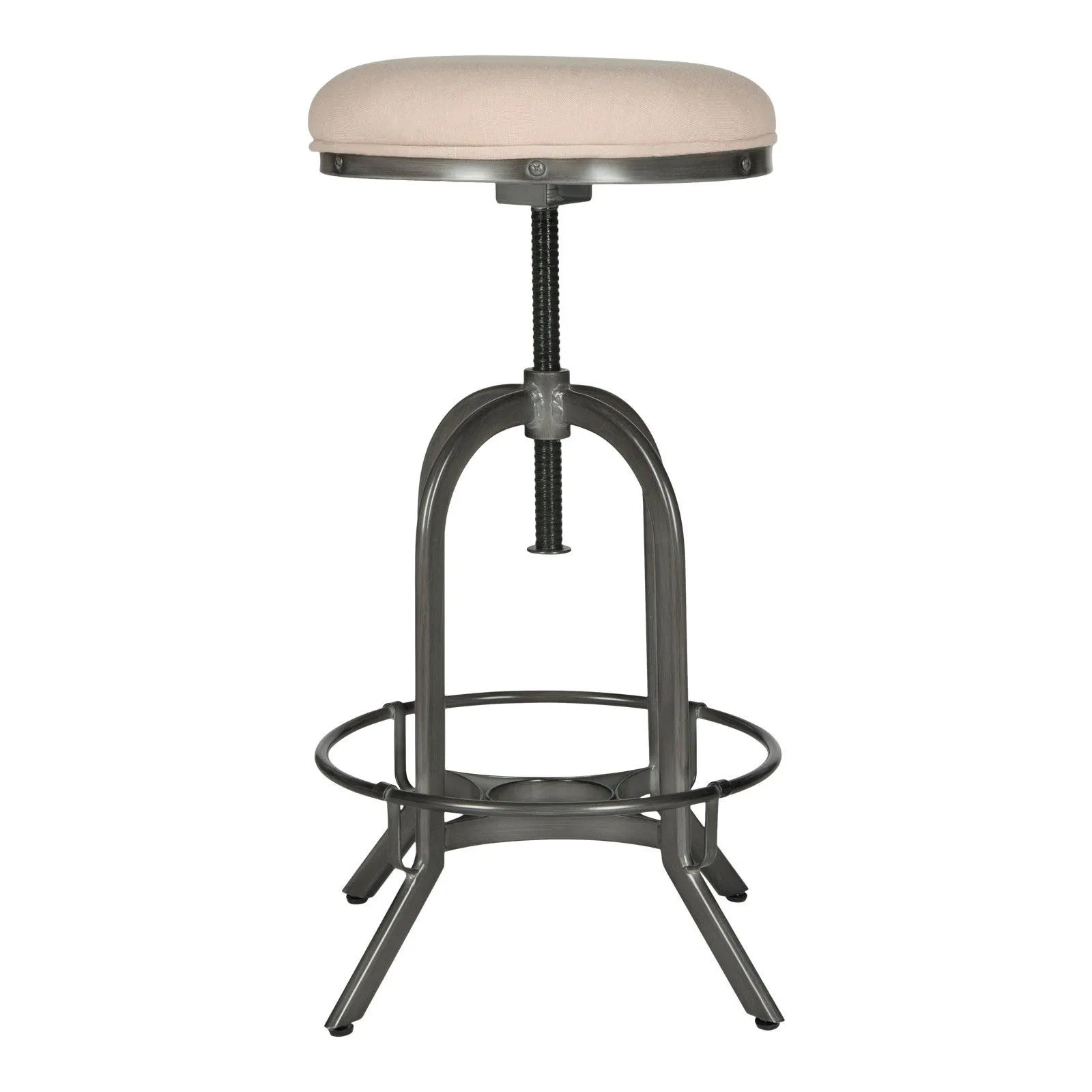 Adjustable Swivel Stool, Beige