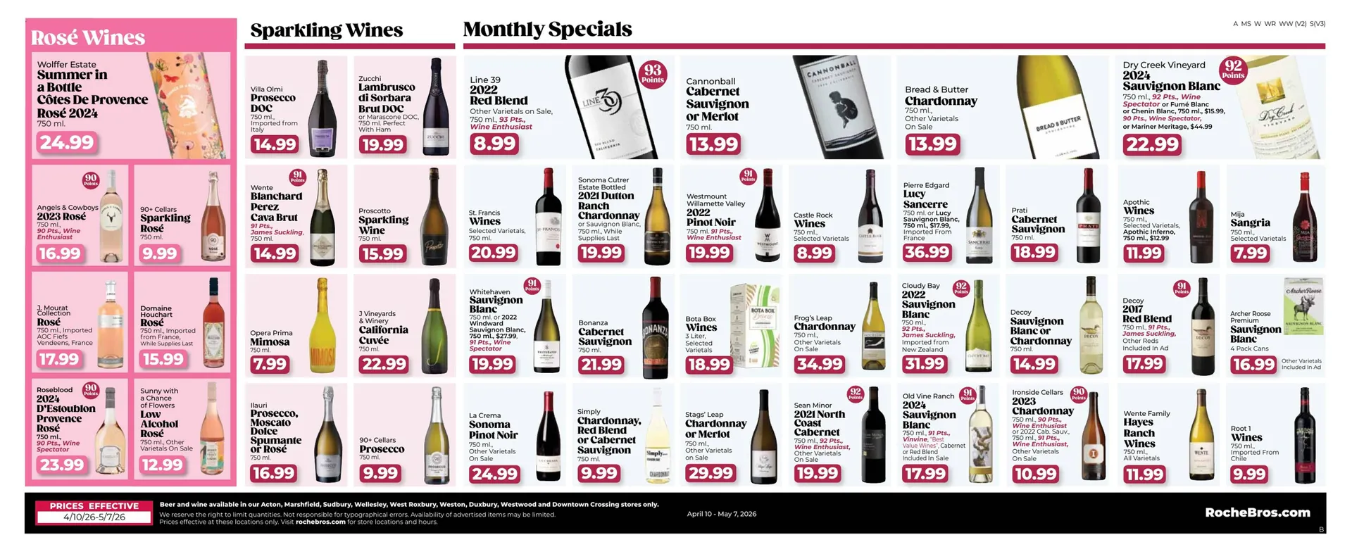 Weekly promotion Roche Bros weekly ad spanning from April 17 to April 23 2026 - Page 8 for Catalogue 365