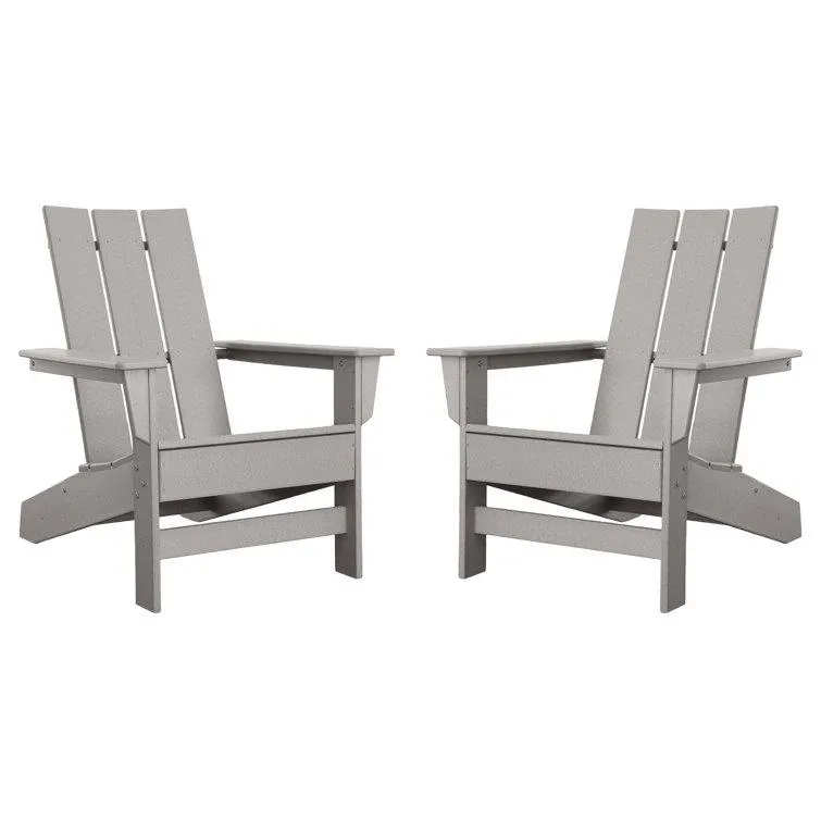 Ratcliff All-Weather HDPE Adirondack Chair Set of 2