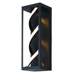 Patriot Lighting® Sabina Matte Black LED Outdoor Wall Light