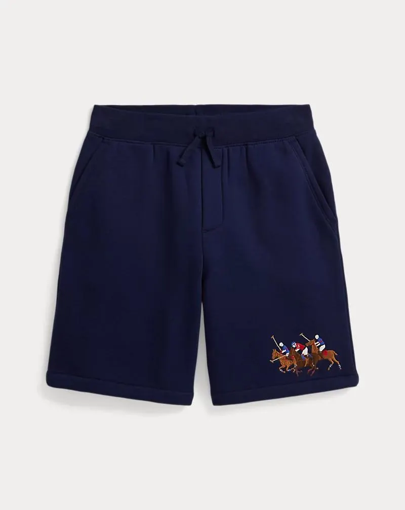 Triple-Pony Fleece Short
