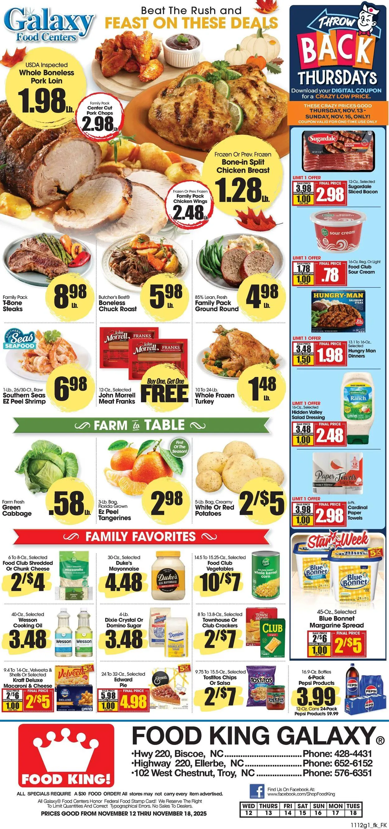 Weekly ad Food King Current weekly ad from November 12 to November 18 2025 - Page 1