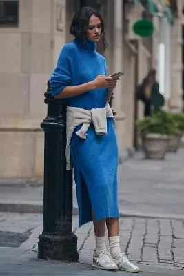 Daily Practice by Anthropologie Karigan Sweater Midi Dress: Turtleneck Edition