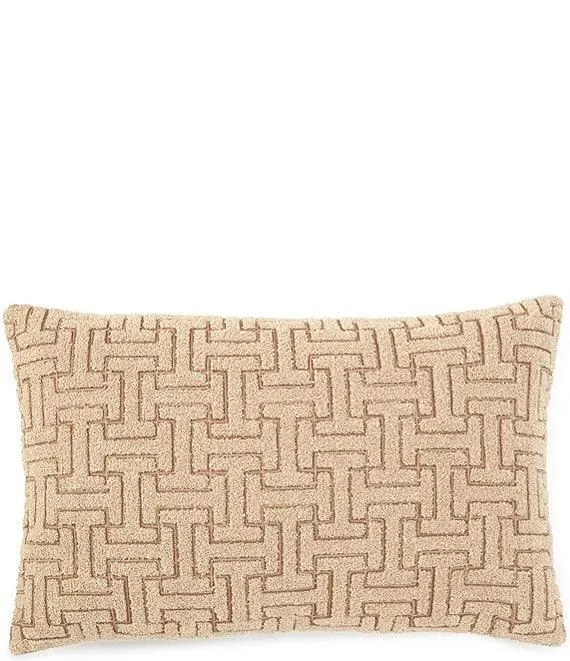 Simplicity Collection Boucle Embroidered Pillow