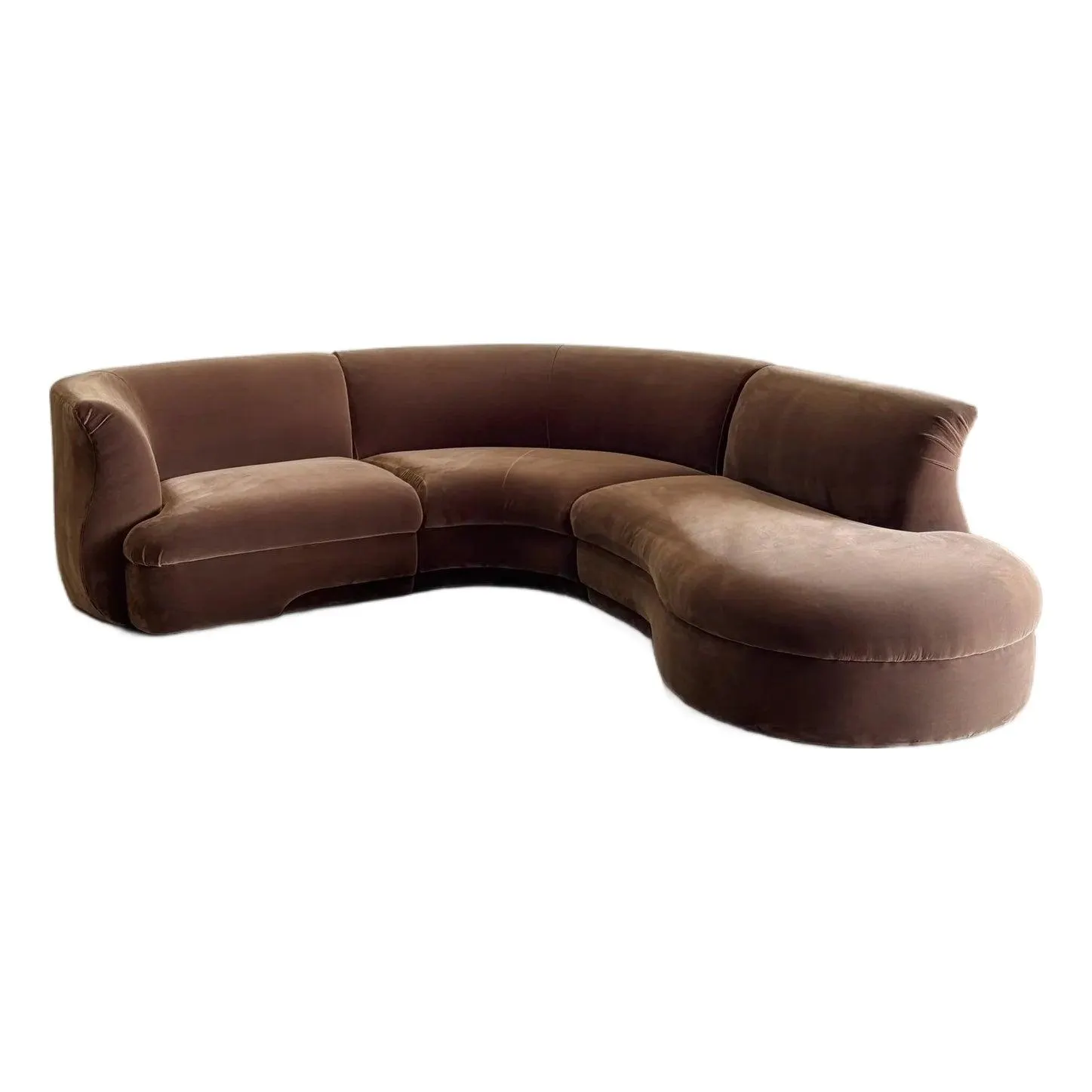 1980s Post Modern Three Piece Sofa