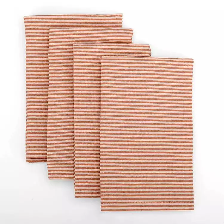 Spice Bea Stripe Napkins, Set of 4