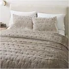 Lush Velvet Tack Stitch Quilt & Shams