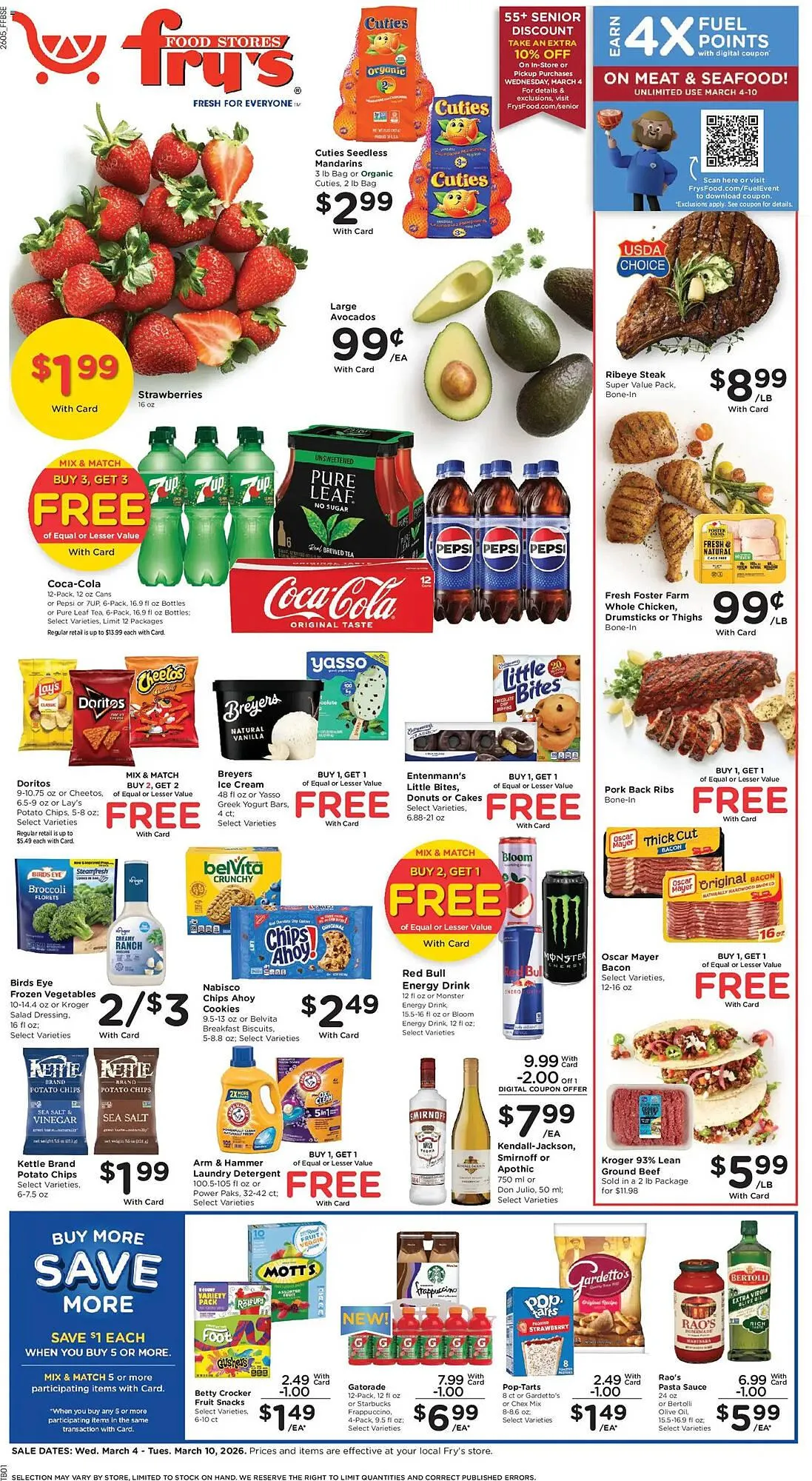 Weekly ad Fry's weekly ad from March 4 to March 11 2026 - Page 1
