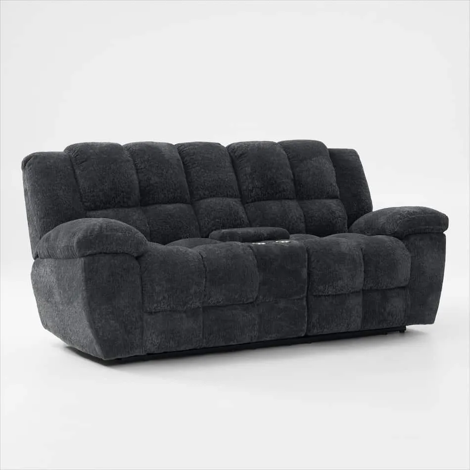 Griffin Manual Reclining Loveseat with Console