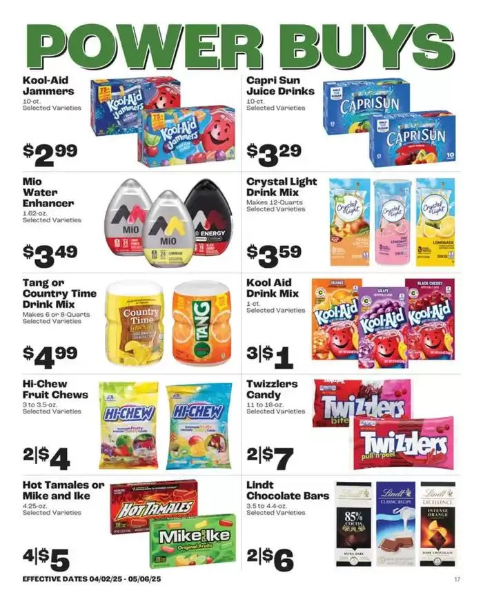 Weekly ad Rosauers Monthly Power Buys from April 2 to May 6 2025 - Page 17