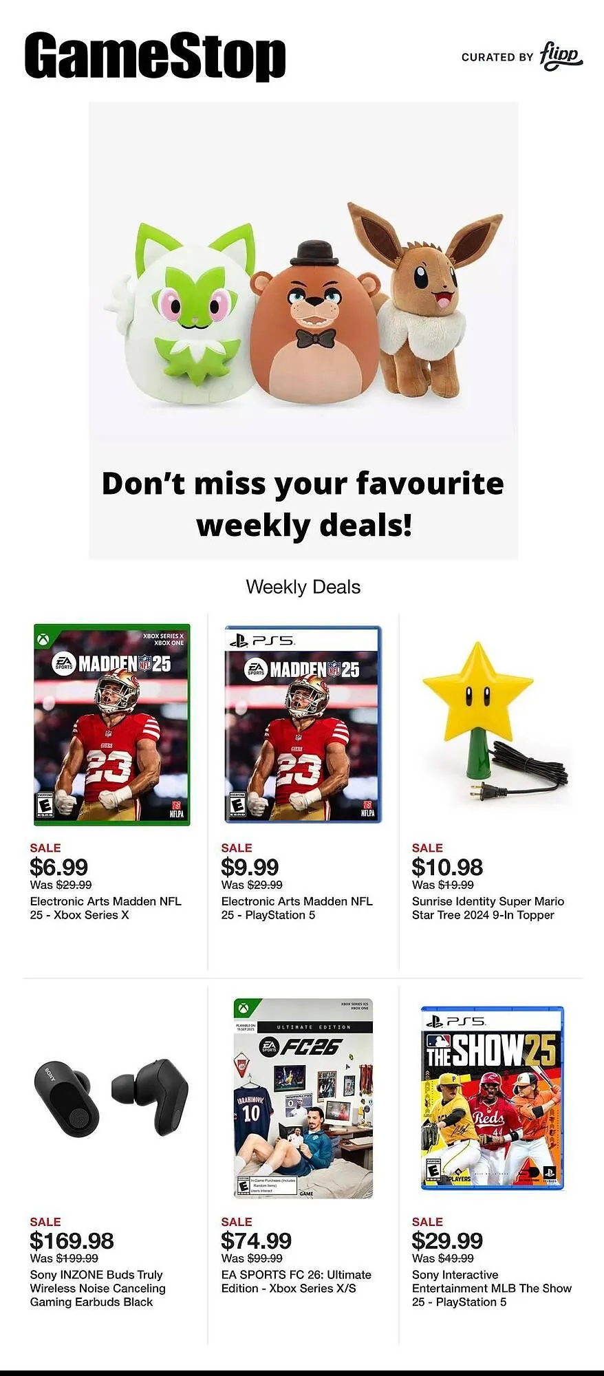 Weekly ad Game Stop weekly ad from November 3 to November 9 2025 - Page 1