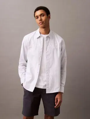 Oxford Logo Relaxed Button-Down Shirt