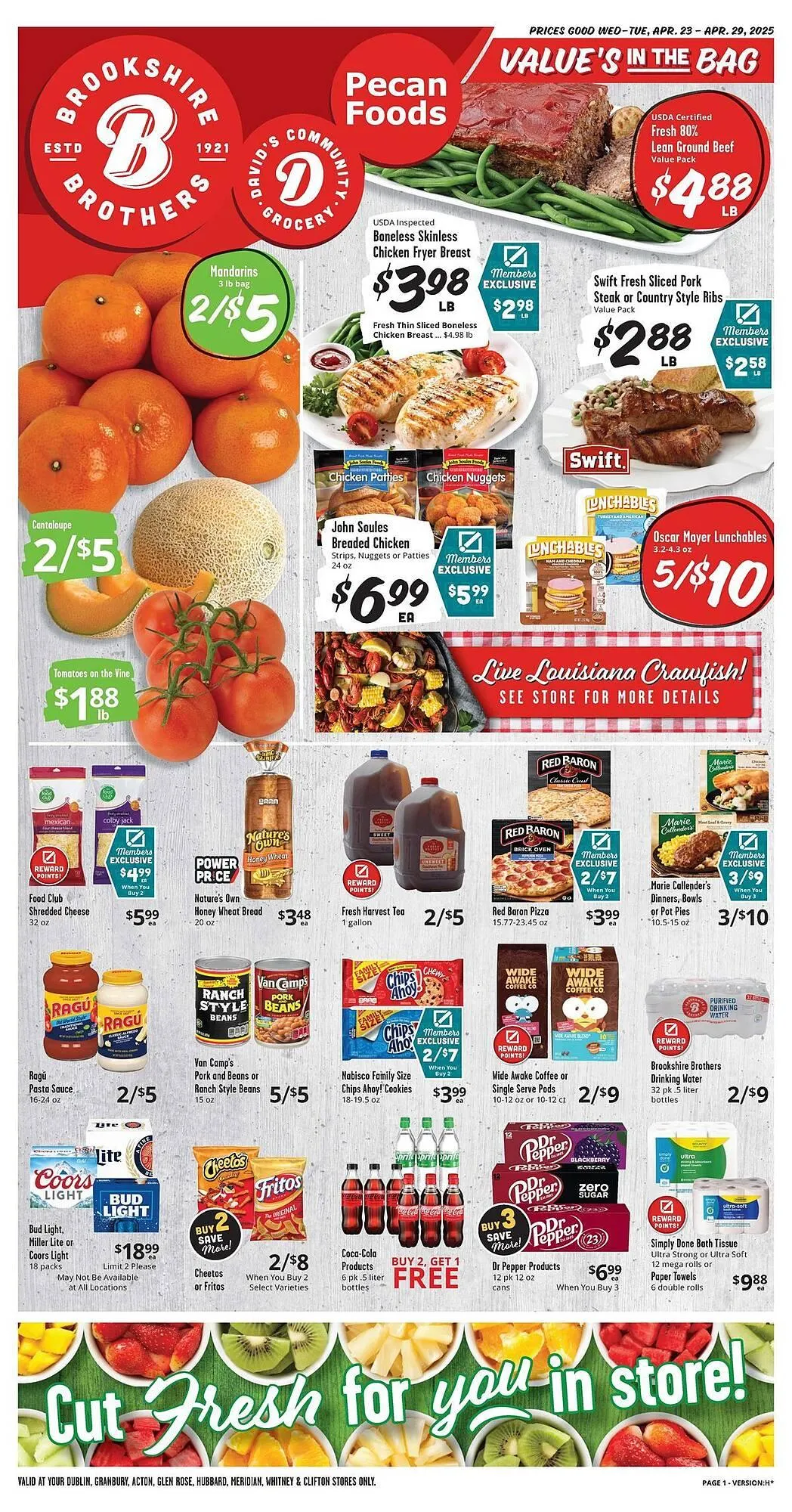 Weekly ad Brookshire Brothers Weekly Ad from April 22 to April 28 2025 - Page 2