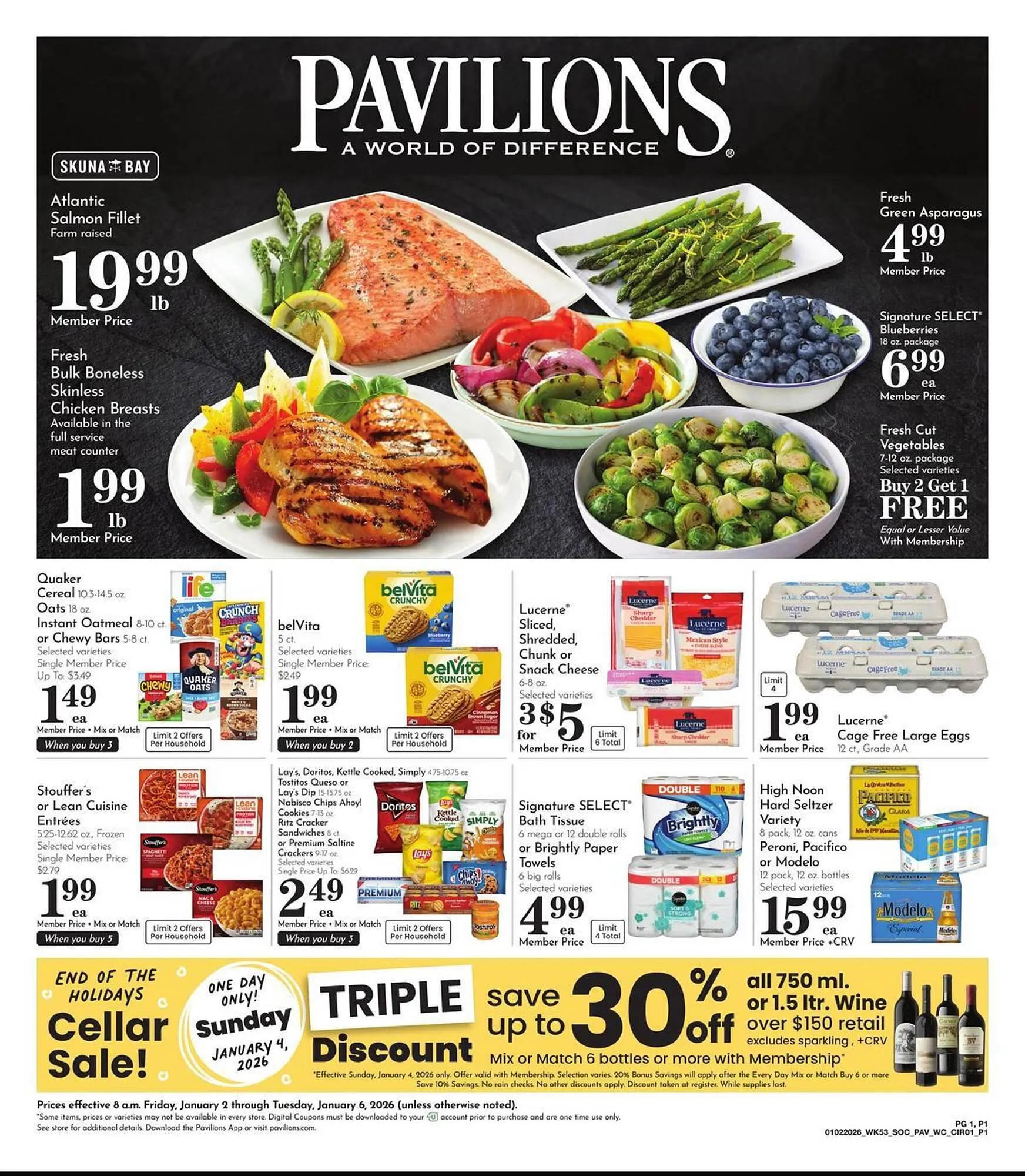Weekly ad Pavilions weekly ad from January 2 to January 6 2026 - Page 1
