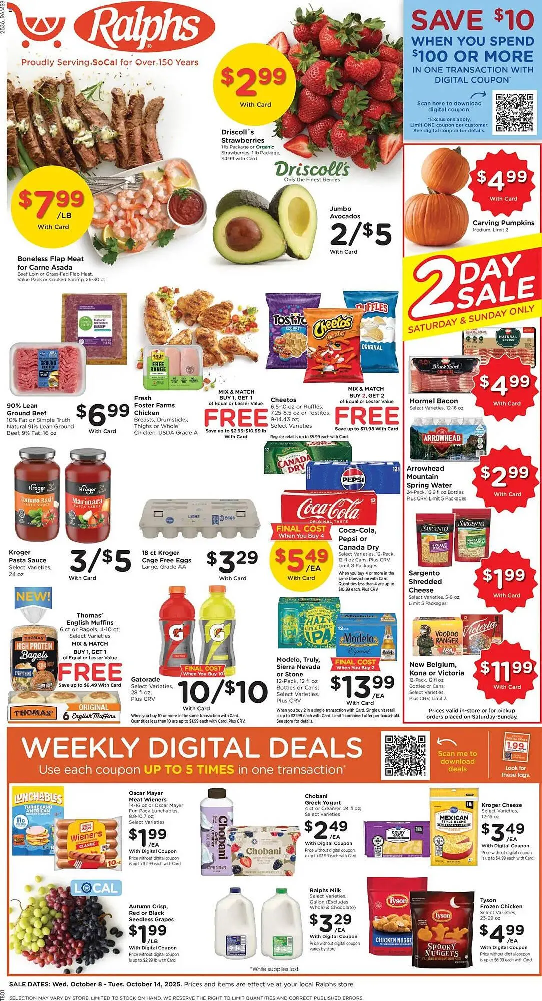 Weekly ad Ralphs weekly ad from October 8 to October 15 2025 - Page 1