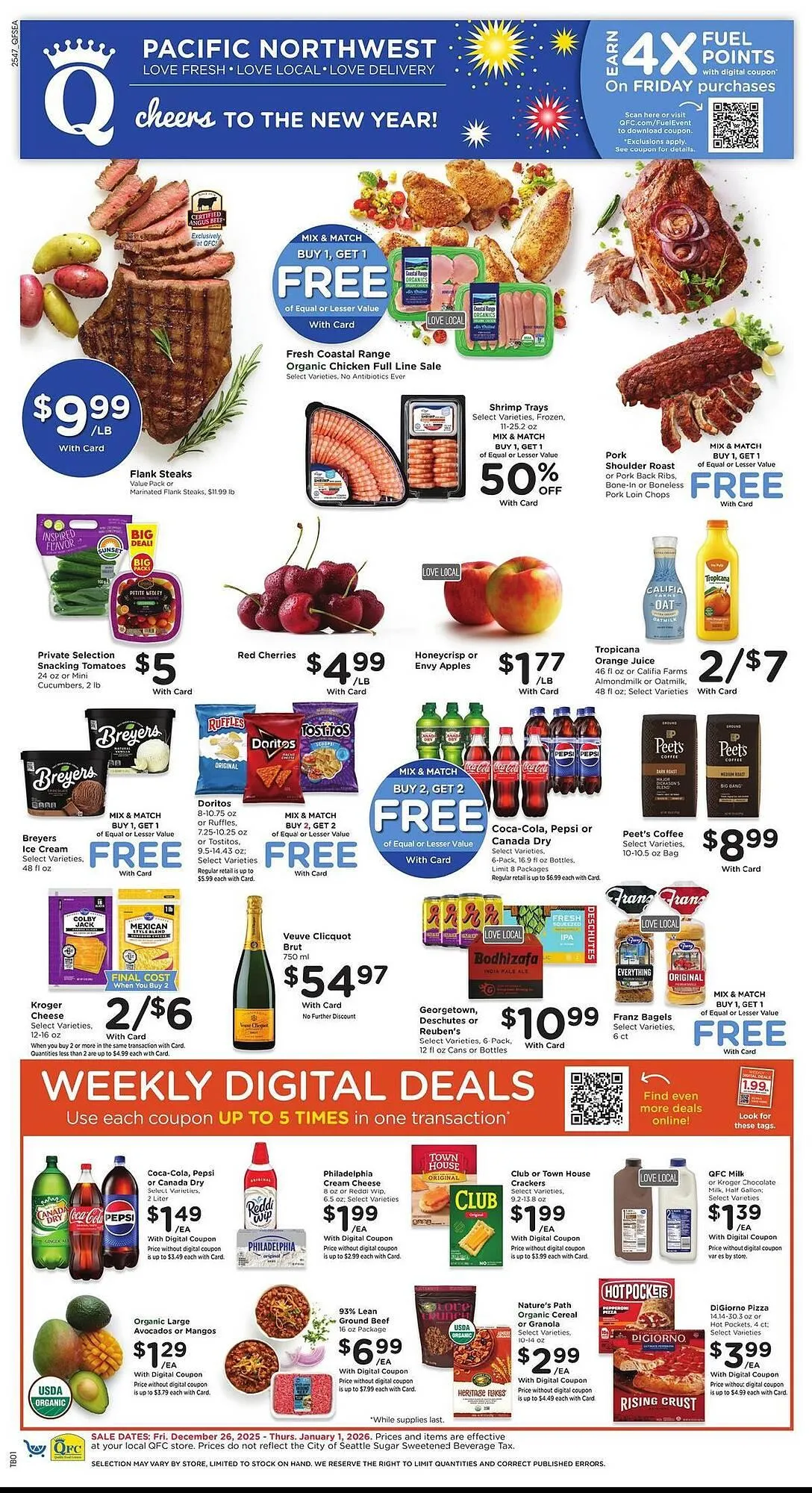 Weekly ad QFC weekly ad from December 26 to January 1 2026 - Page 1
