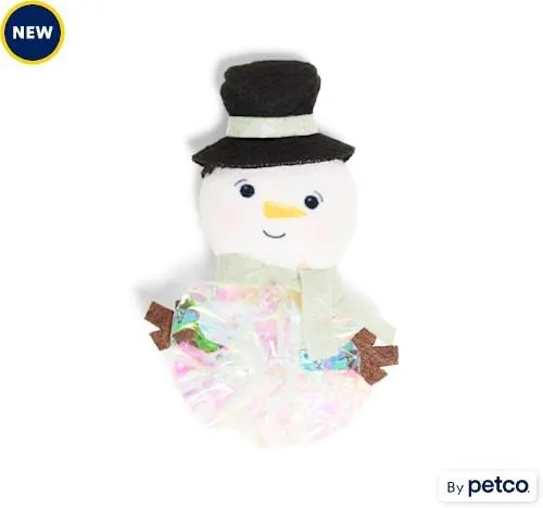 Merry Makings Snowman Ball Cat Toy