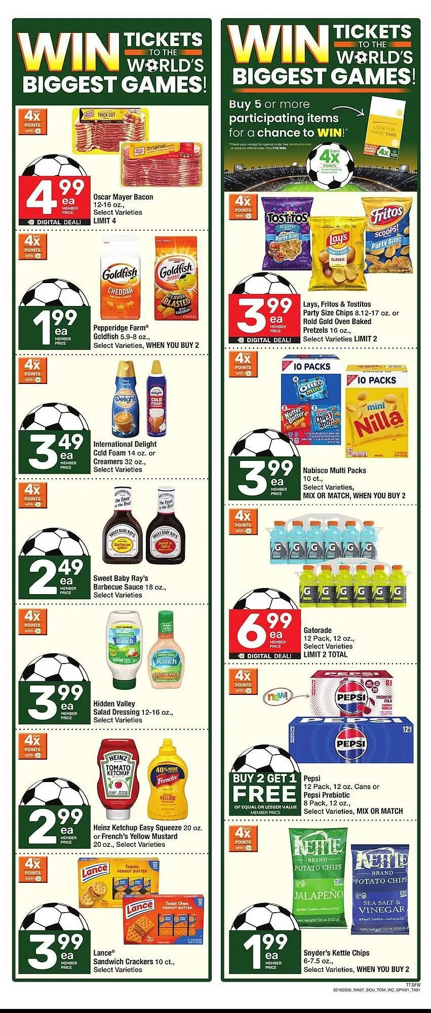 Weekly ad Tom Thumb weekly ad from February 18 to February 24 2026 - Page 1