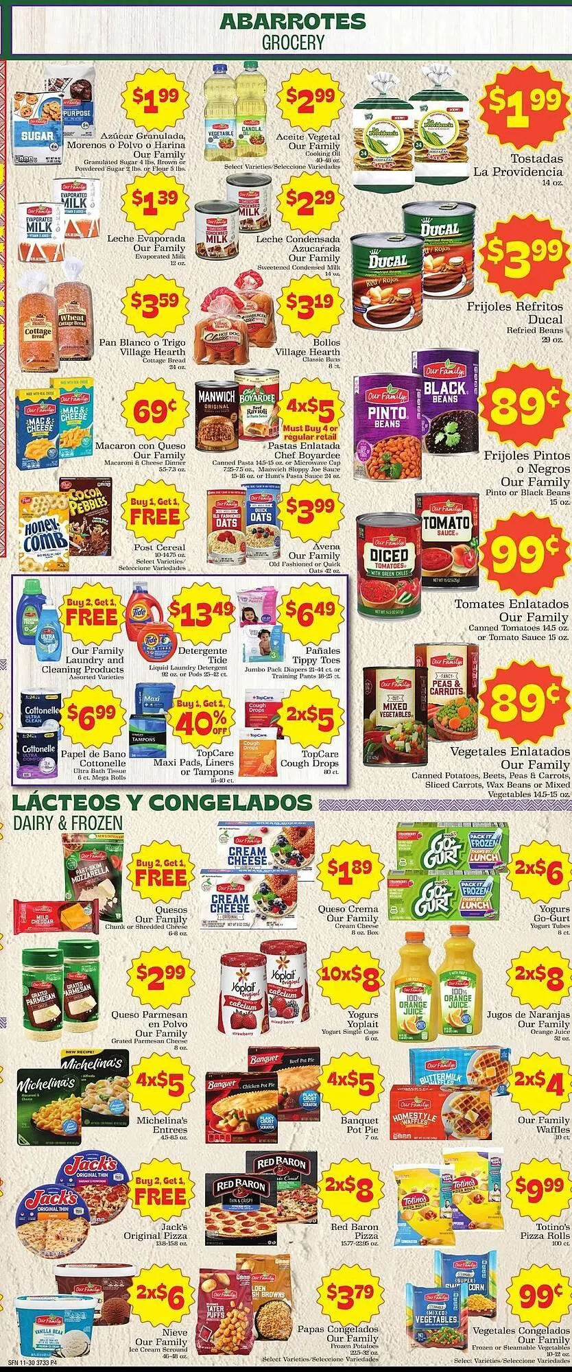 Catálogo de Supermercado Nuestra Familia weekly ad 30 de noviembre al 6 de diciembre 2025 - Página 4