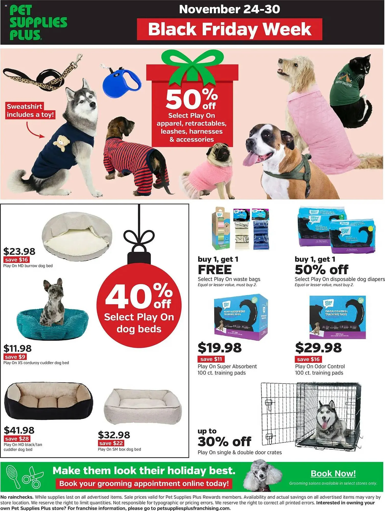 Weekly promotion Pet Supplies Plus flyer spanning from November 24 to November 30 2025 - Page 9 for Catalogue 365